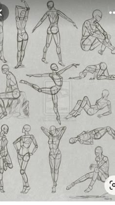 an image of a man doing different poses and postures in various positions, including the legs