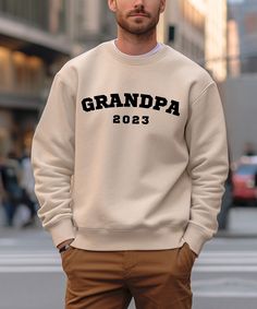 Grandpa Sweatshirt, Family Sweatshirts, Grandpa Christmas Gifts, Grandpa Christmas, Personalized Grandma Gifts, Anti Valentines Day, Grandpa Sweater, Personalized Grandma