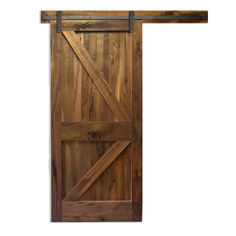 rustic walnut barn door Rustic Wood Door, Door Png, Red Barn Door, Rustic Wood Doors, Barn Door Installation, Door Picture, Dream Barn, Laundry Room Bathroom, Door Opening