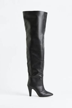 The 30 Best Black Boots To Survive The Cold 2022 Fitted Mini Skirt, High Heel Boots Knee, Best Black, Low Waist, High Heel Boots, Over The Knee Boots, Fashion Company, Over The Knee, World Of Fashion