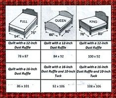 the instructions for how to make a queen size bed