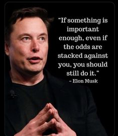 elon musk quote about being important