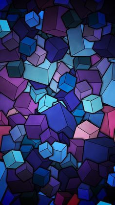 an abstract background consisting of many cubes