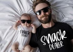 Celebrate the special bond between father and son/Daughter with our charming matching shirt set! Whether it's a day out or a family gathering, these coordinated tees are perfect for showcasing the wonderful connection between dad and his little ones. STEPS TO ORDER 1) Select T-Shirt/Bodysuit size from the first Drop Down menu.  2) Select your color from the second Drop Down menu. 3) In "Add Your Personalization" Section, please specify the text and text Color If no text color is chosen, it will Matching Daddy Son Shirts, Family Matching T-shirt For Father's Day With Custom Text, Family Matching Funny Print T-shirt For Father's Day, Father's Day Family Matching T-shirt With Funny Text, Father's Day Personalized Matching T-shirt, Father Son Shirts, Father And Baby, Daughters Shirt, Gifts For New Dads