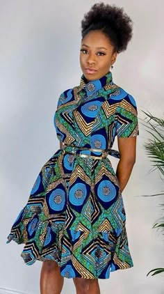 African Dress Styles For Women, African Dress Styles, Front Button Dress, Best Maxi Dresses, Long African Dresses