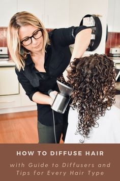 - https://howcandothis.com/hairstyleideas/the-way-to-use-a-diffuser/ Make Straight Hair Wavy, Curly Hair Diffuser, Easy Care Hairstyles, Hair Diffuser, Short Straight Hair, Short Wavy Hair, Short Wavy, Hair Images, Long Wavy Hair