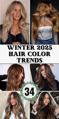 Discover the allure of versatility with our roundup of 25 breathtaking winter hairstyles for blondes that are set to trend in 2025. Whether you’re aim... Womens Fall Hair Color Ideas 2024, Hair Colour 2024 Trends Women, 2025 Hair Color Trends, Winter 2024 Hair Trends, Classy Hair Color, Balayage For Brunettes, Dark Hair Ideas, Hair Ideas For Brunettes, Hair Color Tips