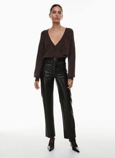 THE MELINA™ PANT Melina Pant Aritzia, Wilfred Melina Pant, Aritzia Melina Pant, Melina Pants, Melina Pant, Wilfred Pants, Aritzia Pants, Leather Pant, Aritzia Wilfred