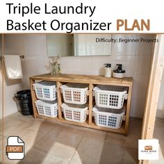 an image of a laundry basket organization plan