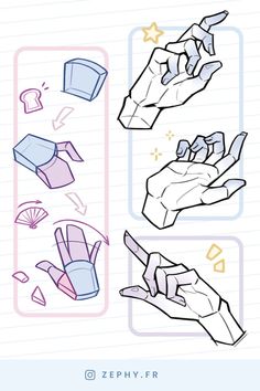 an illustrated drawing of hands with different shapes and sizes, including the thumbnails