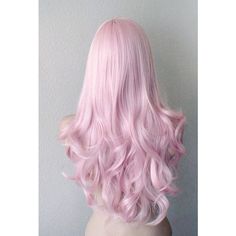 pale-pink-hair-light-pink-hair Pink Color Hair, Pastel Wig, Side Bangs Hairstyles, Hair Styling Tools, Super Hair, Pink Wig