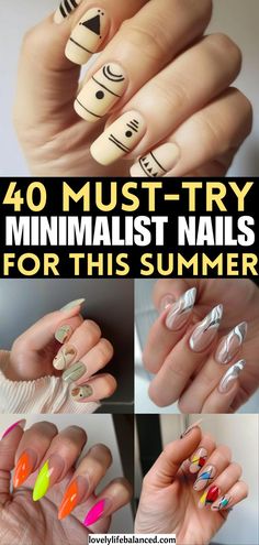 minimalist nails, minimalist nail designs, almond minimalist nails, short minimalist nails, fall minimal nails Almond Minimalist Nails, White Minimalist Nails, Short Minimalist Nails, Black Nails With Glitter, Minimalist Nail, Bright Summer Nails, Black And White Minimalist, Lavender Nails, Black Nail Art