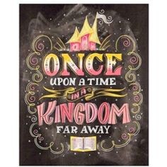 New Once Upon A Time Diamond Art 10x12" Painted Mosaic, Walpapers Cute, Chalkboard Lettering, Chalk Lettering, Chalkboard Designs, Hand Lettering Inspiration, Chalkboard Wall, Chalkboard Sign, Diamond Embroidery