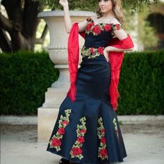 Mariachi Dress, Mexican Dresses Traditional, Elegant Mexican Wedding, Mexican Fiesta Dresses, Gifts Pictures, Material Gifts, Charro Quinceanera Dresses, Traditional Mexican Dress, Mexican Wedding Dress