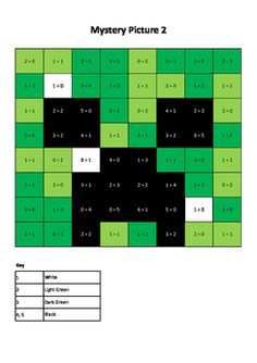 a green and black game board with numbers on the bottom, and two squares in the middle