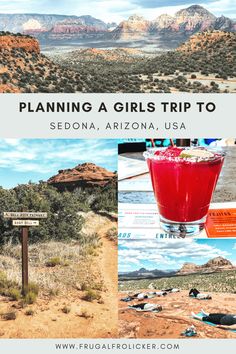 How To Plan A Sedona Girls Weekend Trip | Frugal Frolicker Arizona Restaurants, Sedona Az, Arizona Travel, How To Craft, Red Rocks, Sedona Arizona