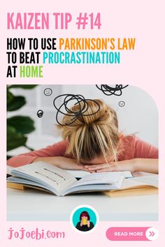 Discover how to use Parkinson’s Law to beat procrastination and boost productivity! Whether juggling chores, teaching kids time management, or running a business, this simple strategy helps you get more done in less time. Break tasks into smaller chunks, set timers, and create fake deadlines to conquer your to-do list efficiently. Perfect for moms balancing work and family life! #ParkinsonsLaw #ProductivityHacks #TimeManagementTips Parkinson's Law, Beat Procrastination, Pinterest Group Boards, Resource Library, Adventure Book, Time Management Tips