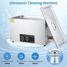 the ultrasonice cleaning machine has been designed to clean water and is available in various sizes