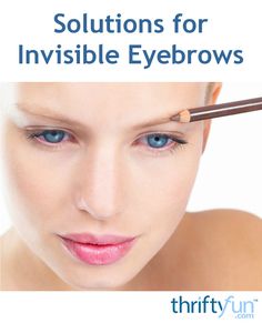 This is a guide about solutions for invisible eyebrows. Hair dye, eyebrow pencils, or even mascara can help give definition to your eyebrows. Blonde Eyebrows, Overnight Beauty, Dry Skin Patches, Clear Skin Tips, Beauty Tips For Face, Braut Make-up, Best Eyebrow Products