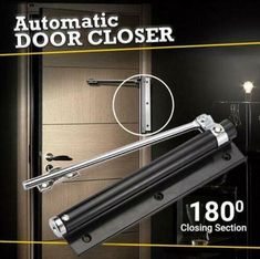 the automatic door closerr is open and ready to be used in any home or office