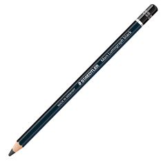 a pencil that is black and has the eraser on it's end,