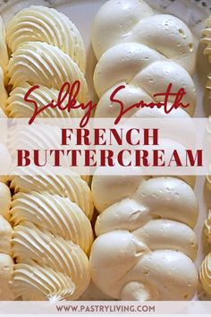 Десерты и Торты French Buttercream, Cake Filling Recipes, Frosting Recipes Easy, Cake Frosting Recipe, Buttercream Frosting Recipe, Buttercream Cakes, Buttercream Recipe, Cake Fillings, Cupcake Frosting