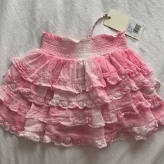 Brand New. Playful Ruffled Skirt For Spring, Sweet Tiered Skirt With Ruffles, Sweet Tiered Ruffle Skirt, Cute Summer Mini Skirt, Sweet Summer Bottoms With Ruffles, Sweet Ruffled Mini Skirt For Spring, Sweet Ruffled Bottoms For Summer, Summer Tiered Mini Skirt, Sweet Ruffled Summer Bottoms