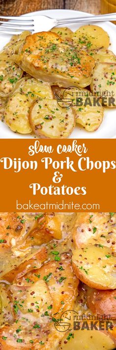 slow cooker pork chops and potatoes