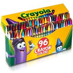 crayons are in a display box with the same colors as each child's pencils