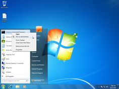 the windows 7 start screen is shown in this screenshot from an actual desktop computer