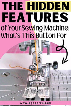 learn all about interesting sewing machine's buttons and dials Sewing Tension, Biscuit Quilt, Sewing Machine Tension, Sewing Hems, Denim Repair, Sewing Machine Repair, Sewing Tricks, Sewing Machine Basics, Sewing Machine Projects