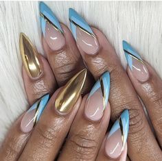 Nail Art Techniques, Nails Design With Rhinestones, Almond Nails Designs, Almond Acrylic Nails, Short Acrylic Nails Designs, Hot Nails, Pedicures, Fancy Nails