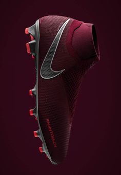 the nike vapor is shown in red and silver