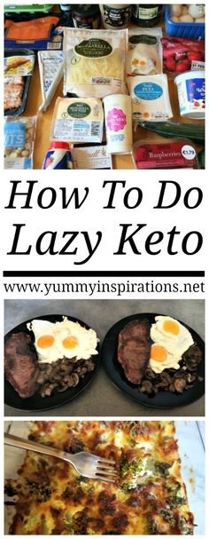 Lazy Keto Meals, Lazy Low Carb, Lazy Keto, Keto Diet List, Keto Vegan, Diet Breakfast Recipes, Ketogenic Diet Meal Plan, Ketogenic Diet For Beginners