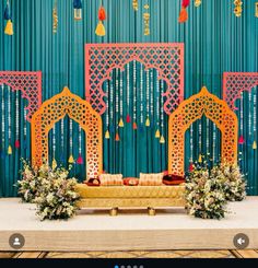 Haldi Backdrop Illustration, Haldi Dance Floor, Arab Decoration, Mehendi Setup, Shadi Decoration, Haldi Decorations, Mehandi Decor, Sangeet Decoration