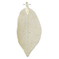 Leaf pendant is made from an actual leaf from a rubber bush, an ornamental plant grown around the world. Each leaf is unique and is electroplated to retain its natural size and shape. Delicate looking and lightweight enough to be used as earrings, they're great for fall or nature-inspired designs. Size and shape may vary +/- 20%. Rubber Plant, Fire Mountain Gems And Beads, Ornamental Plants, Fire Mountain, Fire Mountain Gems, Jewelry Indian, Nature Inspired Design, Leaf Pendant, Everyday Jewelry