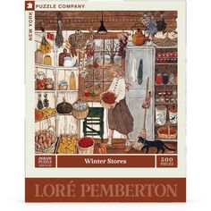 the puzzle company winter stores 500 piece jigsaw puzzle by lore pemberton