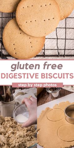 gluten free digestive biscuits are easy to make and delicious for the whole family