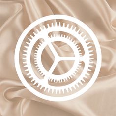 an image of a white clock on a beige background with the word time in it