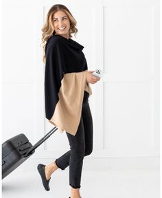 in stock Luxe Travel, Travel Scarf, Color Blocking, Camel, Cashmere, Pick Up, In Store, Buy Online, Free Shipping