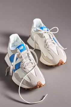 New Balance 327 Sneakers | Anthropologie New Balance Fashion, Balance Fashion, Cold Weather Shoes, Shoes New Balance, New Balance 327, Athletic Gear, Swim Shoes, New Balance Sneakers, New Balance Women