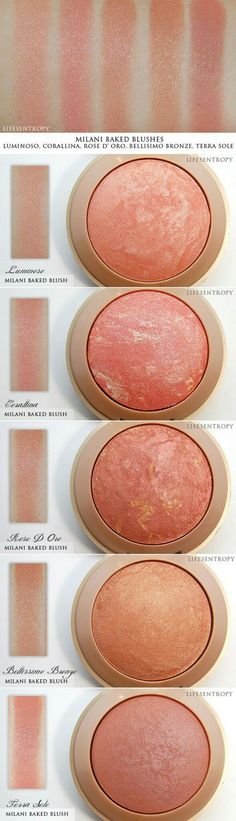 Milani Blush, Milani Baked Blush, Baked Blush, Tattoo Henna, Make Up Inspiration, Trendy Makeup, Rosy Pink, Makeup Swatches, Kesha