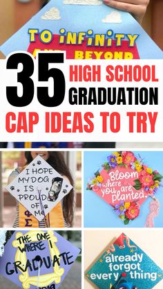 the top 25 high school graduation cap ideas to try