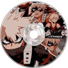 an anime dvd with the title gensored written in black and red on it