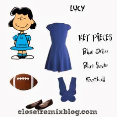 a blue dress with shoes and a football