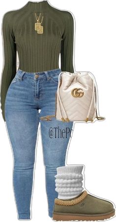 Cute Casual Mom Outfits Fall, Cute Casual Baddie Outfits, Pretty Fall Outfits For Women, Beginning Fall Outfits, Winter Fashion Must Haves, Fashion Outfits Winter 2024 2025, Casual Outfit For Black Woman, Hunter Green Sweater Outfit Winter, Poloneck Winter Outfits Women