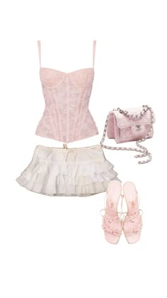 Aphrodite Aesthetic Outfit, Modern Princess Outfits, Outfit Coquette, Aphrodite Aesthetic, Coquette Outfits, Outfit Kpop, 2000s Clothes, Modern Princess, Future Outfit