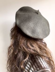 A must-have for your forever closet, this wool felt beret is designed in a soft and structured silhouette with a round, flat top and a signature stalk at the center. Choose between our favorite staple shades to compliment your winter wardrobe. 100% wool Unlined Very soft 10.5” x 10.5” 2.5” rim Beret Hat, Flats Top, Winter Wardrobe, Wool Felt, Wool, Hats