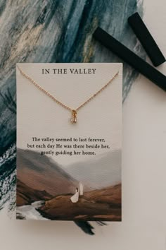 Psalms 23:4 says Even though I walk through the darkest valley, I will fear no evil, for you are with me; your rod and your staff, they comfort me. The valley seemed to last forever, But each day He was there beside her, Gently guiding her home. I know the times that I have felt closest to our Father and had the most peace was when I was at the bottom of the valley. He was who I threw my complete self at praying to be caught and held. Hard times are dark and terrible, but the beauty that comes f Psalms 23 4, I Will Fear No Evil, Fear No Evil, Christian Necklace, No Evil, Our Father, Jesus Is Life, Christian Jewelry, Christian Clothing