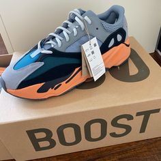 Yeezy Boosts 700 Orange Wash By Adidas. Brand New, Never Worn With Tags On Size 11.5 Men’s Yeezy Boost 350 Black, Grey Yeezy, Shoes Yeezy, Mens Yeezy, Adidas Yeezy 350, Yeezy 500, Yeezy 700, Adidas Boost, Adidas Brand